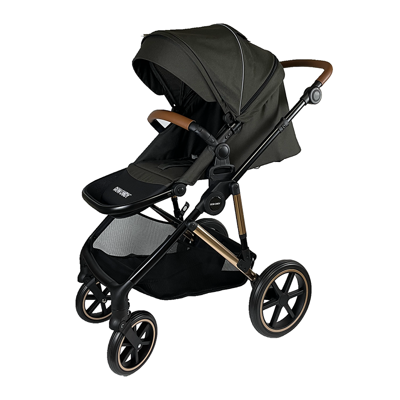 Poussette bébé haute vue luxueuse poussette bébé réglable pliante portable RA-U08
